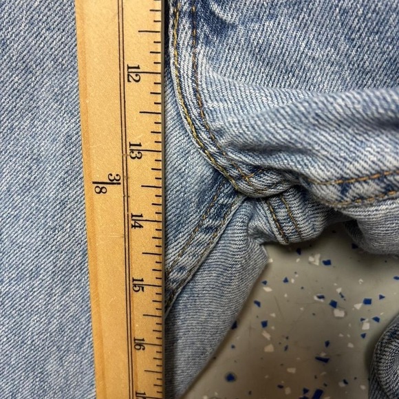 VTG Levis 550 Jeans 44x30 Relaxed Fit Blue Denim Cotton Loose Workwear - Picture 7 of 8